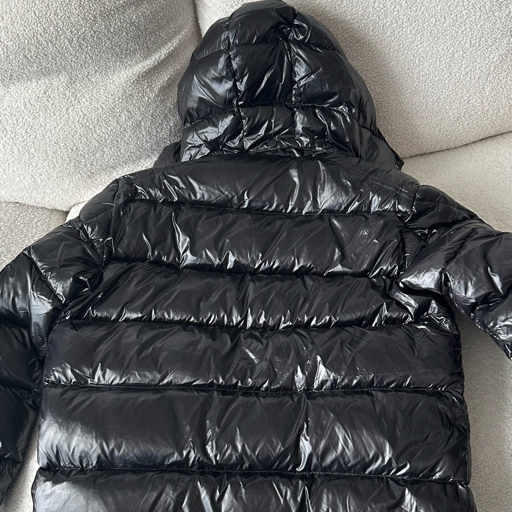 Moncler Shiny Black Puffer Jacket - Picture 4 of 7